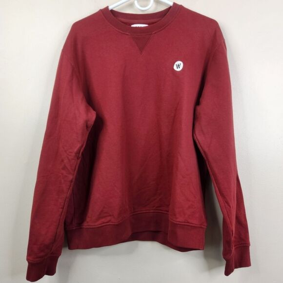 Double A By Wood Wood Crew Neck Pullover Tye Sweatshirt Large - Picture 1 of 7